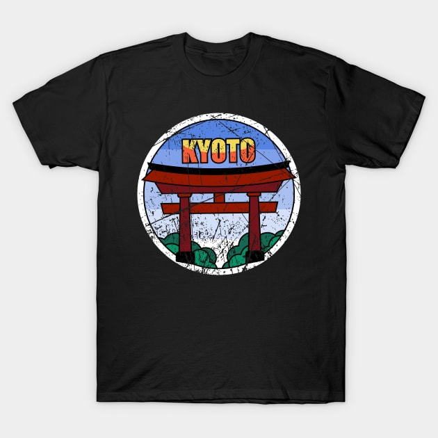 Kyoto Japan T-Shirt by Mandra